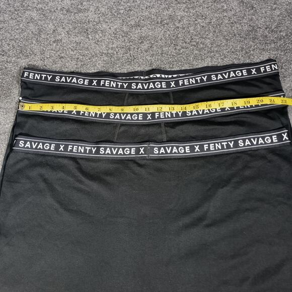 Savage X Fenty Boxer Briefs Size 4XL Black 3 Pair Classics Cotton - Picture 4 of 5